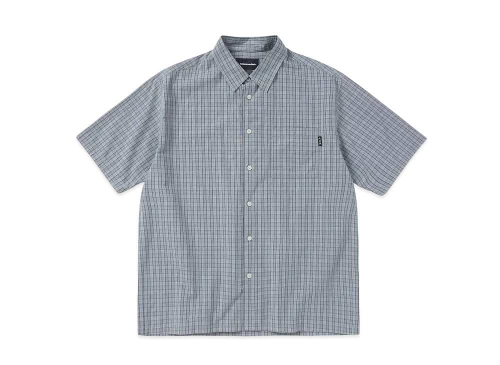 thisisneverthat Plaid S/S Shirt "Blue Grey"