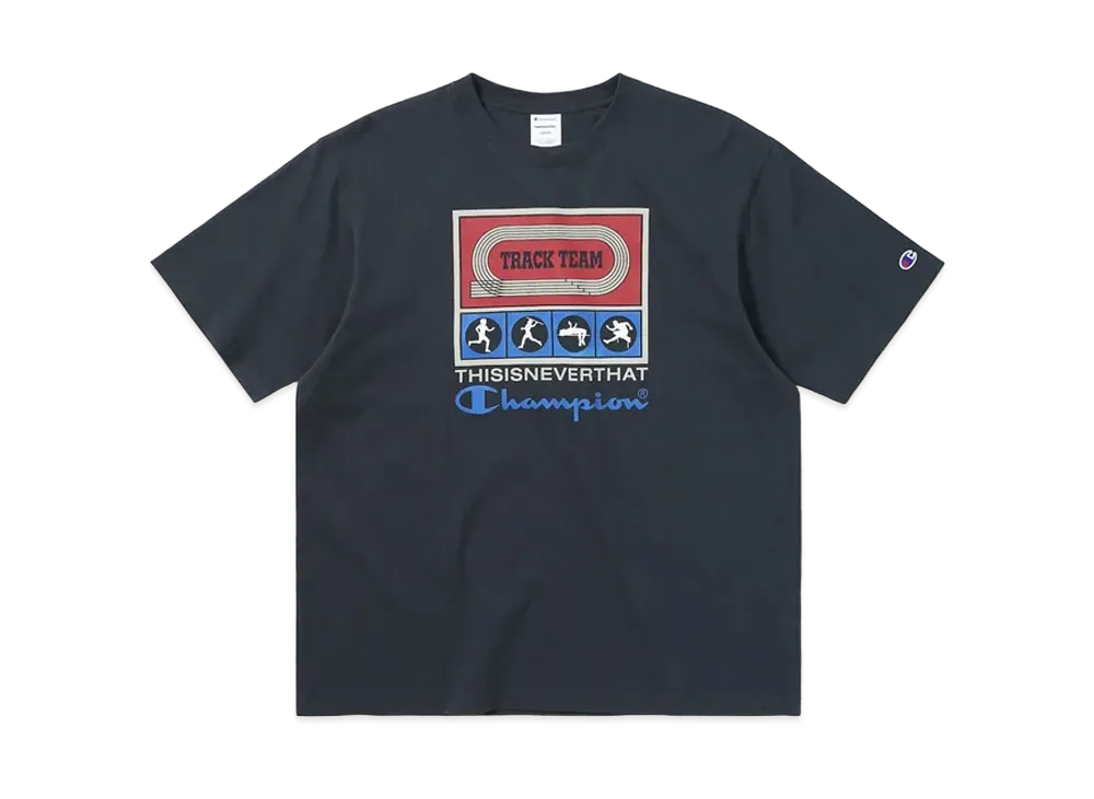 thisisneverthat x Champion TNT Track Tee "Navy"
