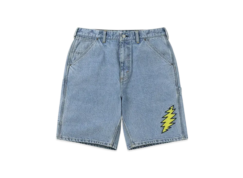 thisisneverthat GD Lightning Carpenter Short "Washed Blue"