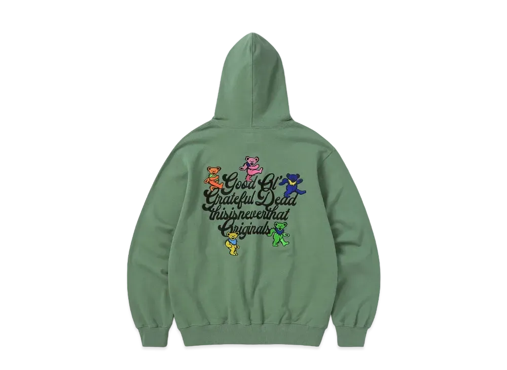 thisisneverthat GD Good Ol Dancing Bears Hoodie "Moss"