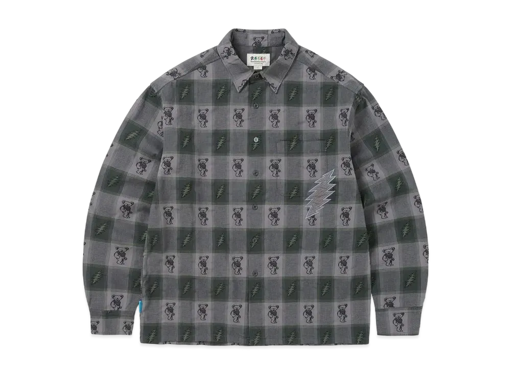 thisisneverthat GD Lightning Jacquard Shirt "Purple"