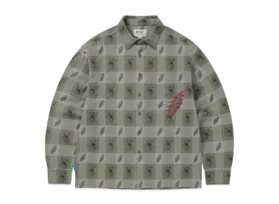 thisisneverthat GD Lightning Jacquard Shirt "Mud"