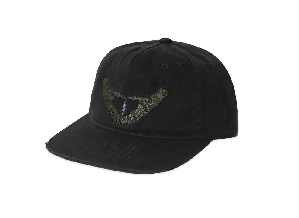 thisisneverthat GD Heart Skeleton Hands Cap "Off Black"