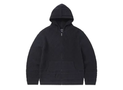 thisisneverthat Cable Knit Zip Hoodie "Navy"