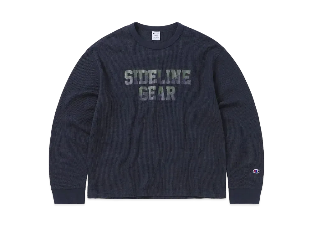 thisisneverthat x Champion TNT Waffle L/S Top "Navy"