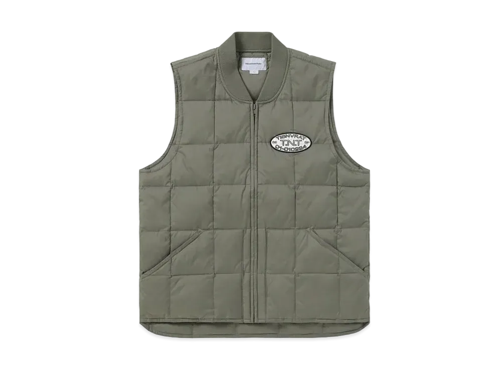 thisisneverthat Ripstop Quilted Down Vest "Sage"