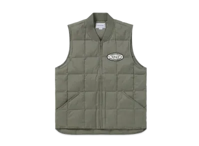 thisisneverthat Ripstop Quilted Down Vest "Sage"