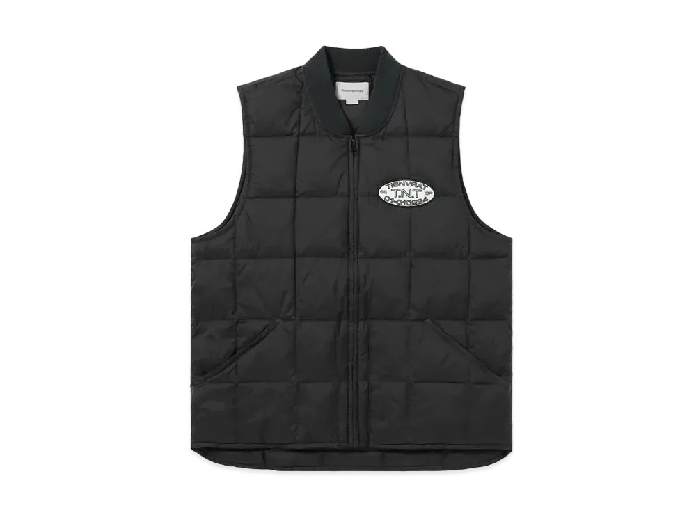 thisisneverthat Ripstop Quilted Down Vest "Black"