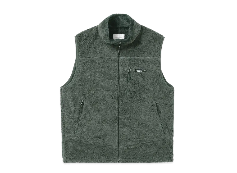 thisisneverthat High Loft Fleece Vest "Charcoal"