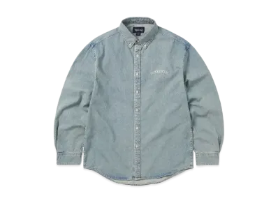 thisisneverthat Washed Denim Shirt "Washed Blue"