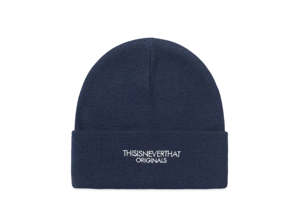 thisisneverthat FR-Logo Beanie "Navy"