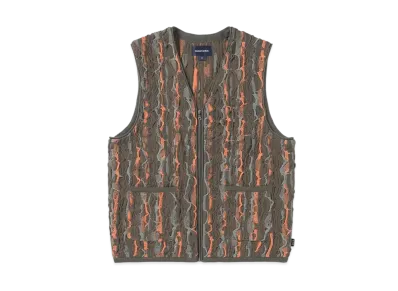 thisisneverthat 3D Cable Knit Vest "Brown"