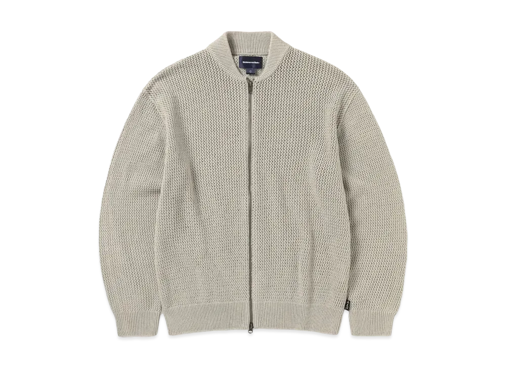 thisisneverthat Net Knit Jacket "Beige"
