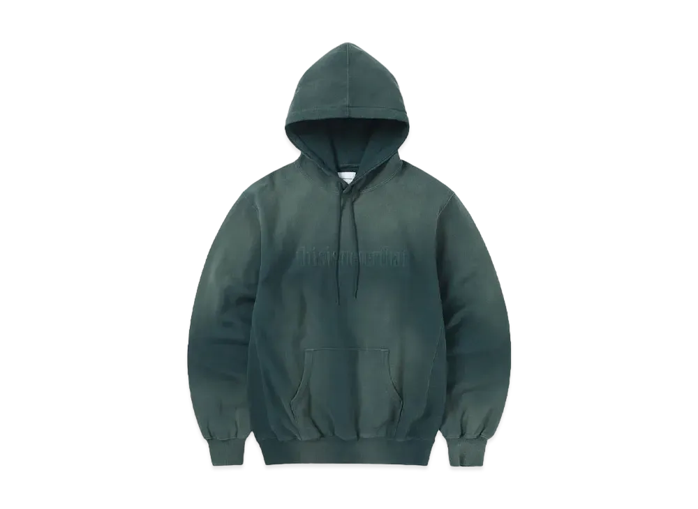 thisisneverthat Faded Embroidery Hoodie "Indigo"
