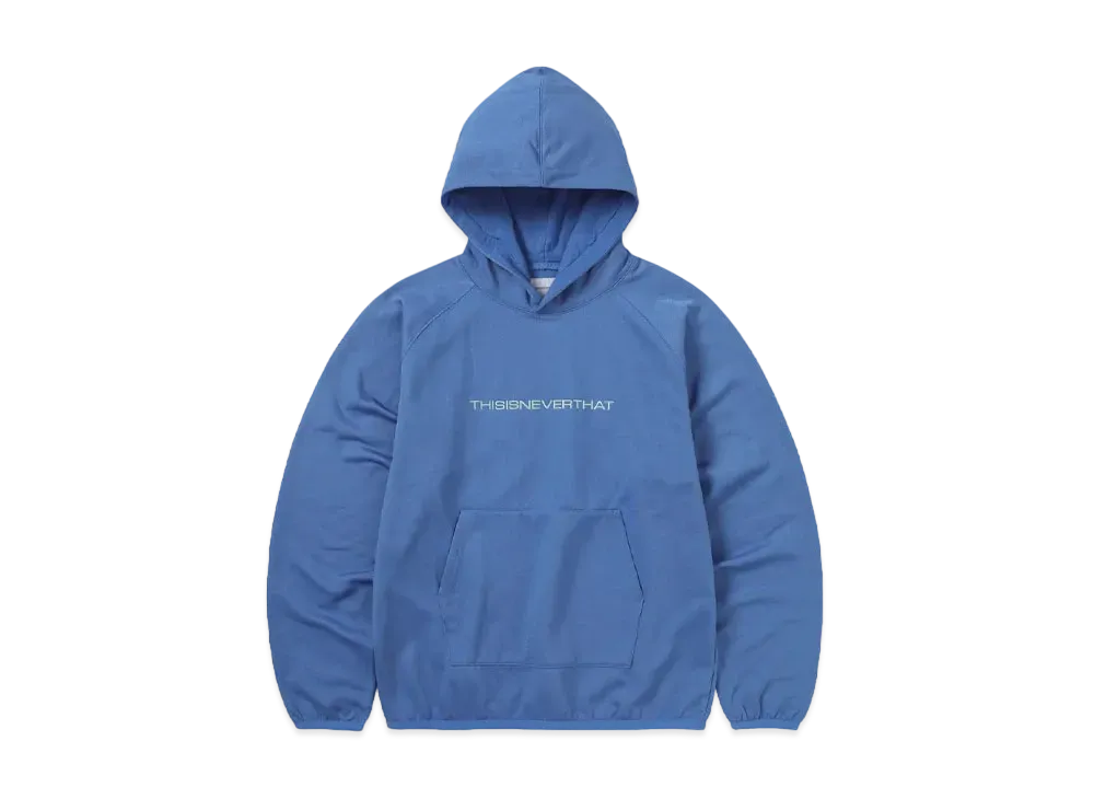 thisisneverthat Raglan Jersey Hoodie "Ultramarine"