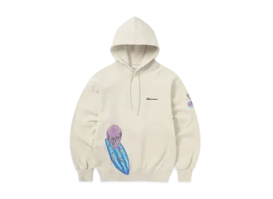 thisisneverthat Surfing Skull Hoodie "Natural"