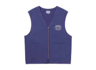 thisisneverthat Zip Sweat Vest "Purple Blue"