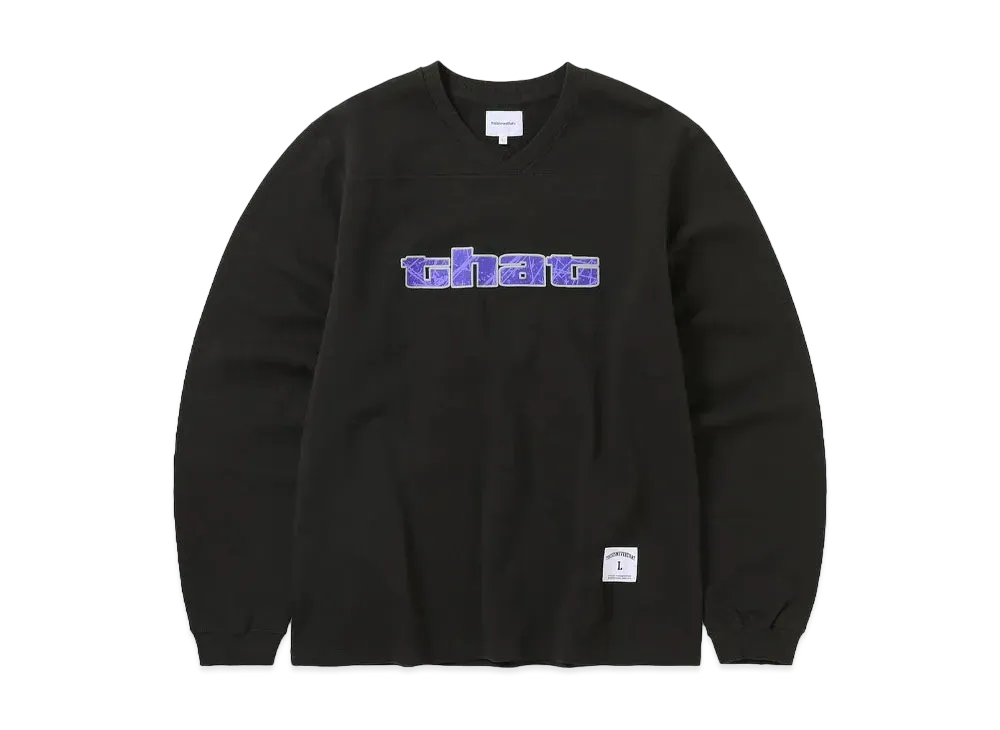 thisisneverthat Paneled Sports Crewneck "Off Black"