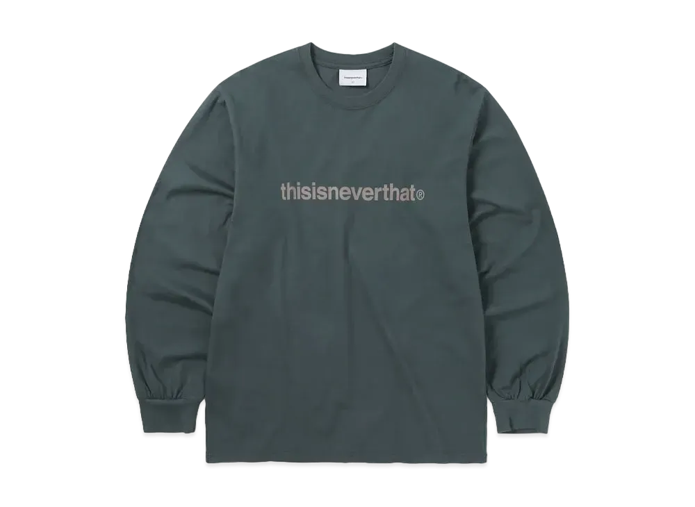 thisisneverthat T-Logo L/S Tee "Charcoal"