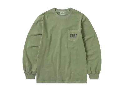 thisisneverthat That Pocket L/S Tee "Olive"