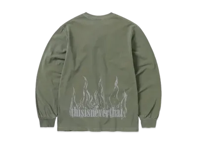 thisisneverthat Flame Onyx L/S Tee "Mud"