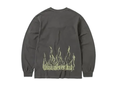 thisisneverthat Flame Onyx L/S Tee "Charcoal"