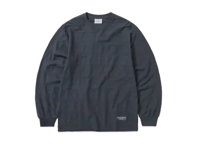 thisisneverthat Star Jacquard L/S Tee "Dark Charcoal"