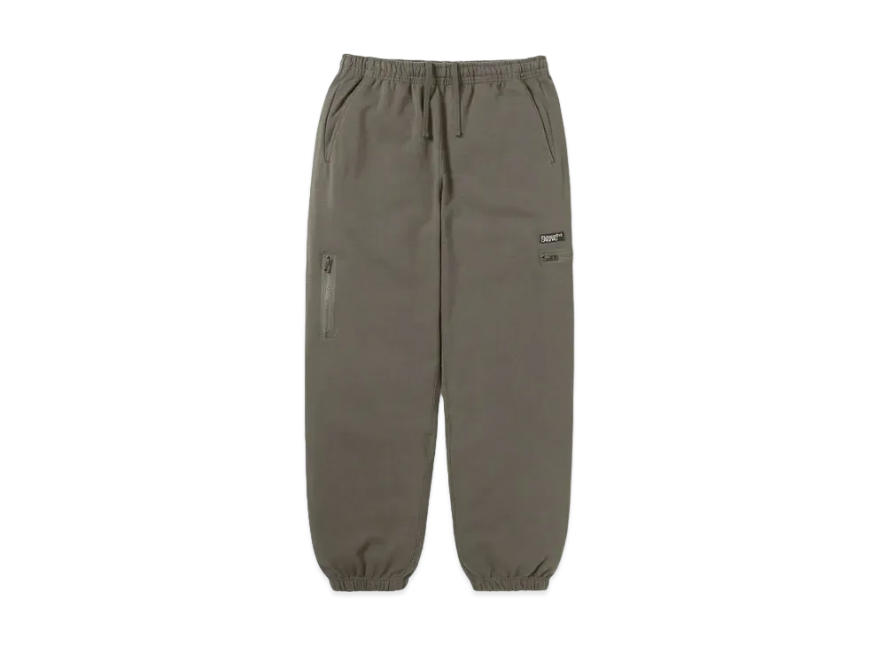 thisisneverthat Multi Zip Sweatpant "Dark Mocha"