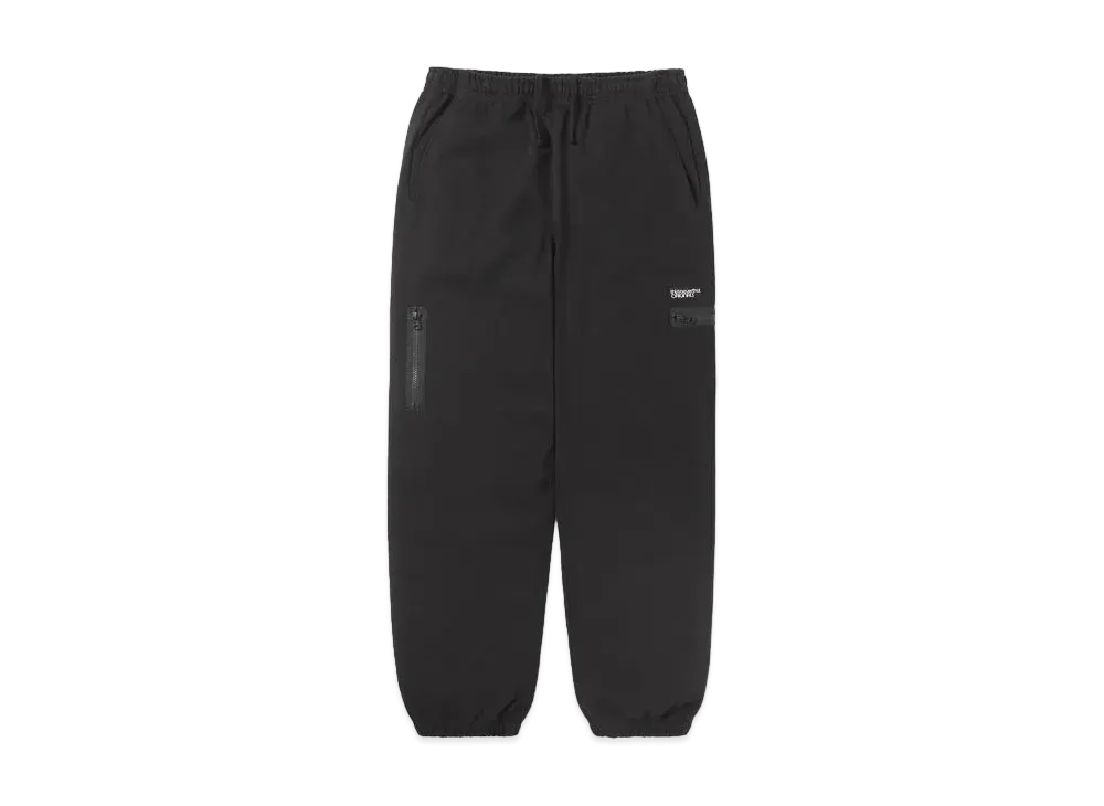 thisisneverthat Multi Zip Sweatpant "Off Black"