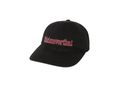 thisisneverthat Double Stitch Onyx Cap "Black"