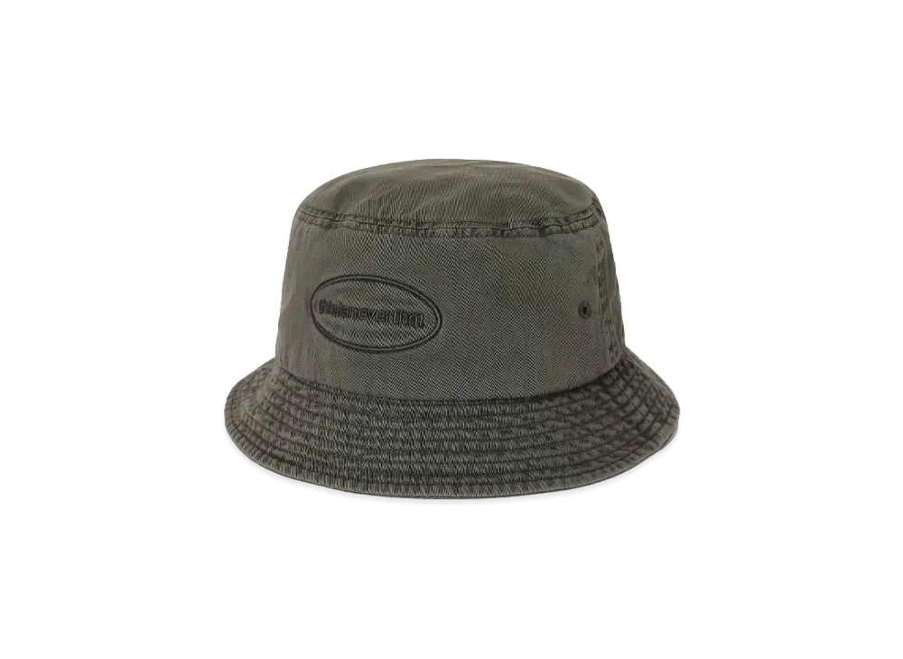 thisisneverthat Overdyed E/T-Logo Bucket Hat "Charcoal"