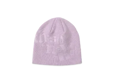 thisisneverthat Debossed No Cuff Beanie "Pink"
