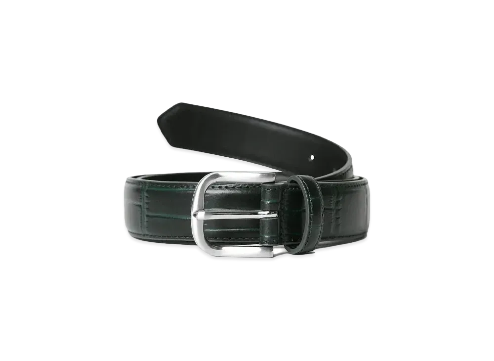 thisisneverthat 2Tone Croc Belt "Green"