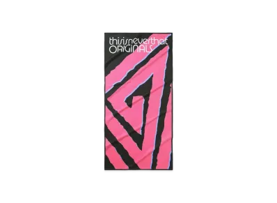 thisisneverthat TNT Spiral Triangle Towel "Pink"