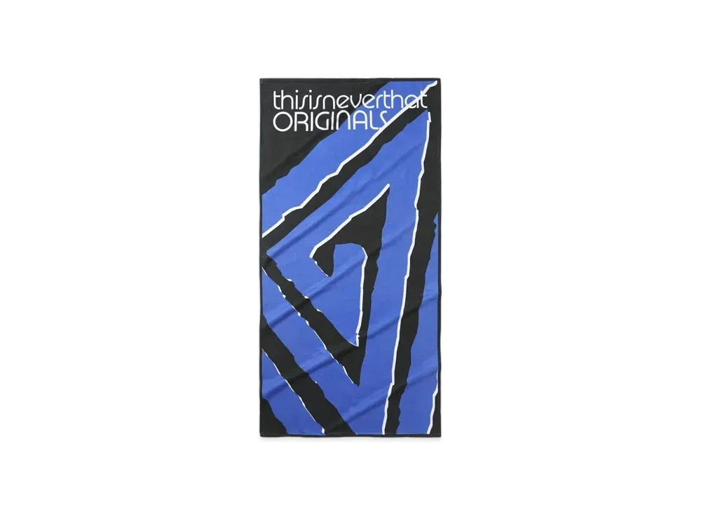 thisisneverthat TNT Spiral Triangle Towel "Blue"