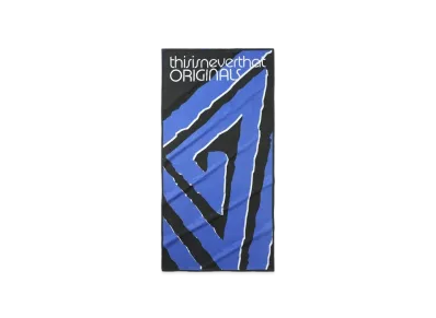 thisisneverthat TNT Spiral Triangle Towel "Blue"