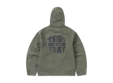 thisisneverthat Washed Carpenter Jacket "Olive Drab"