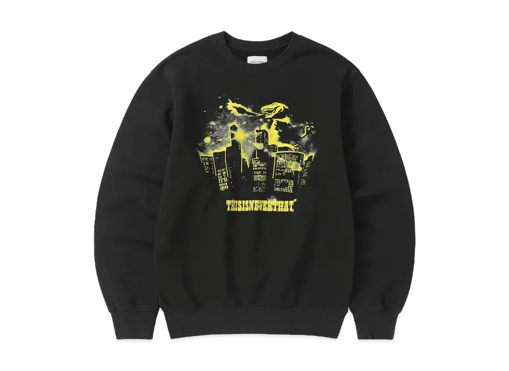 thisisneverthat Nightmare Crewneck "Off Black"