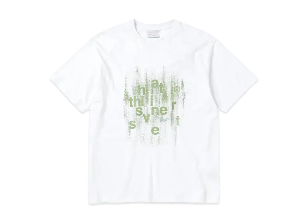 thisisneverthat Brushed Paint Tee "White"