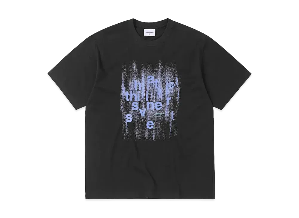 thisisneverthat Brushed Paint Tee "Off Black"