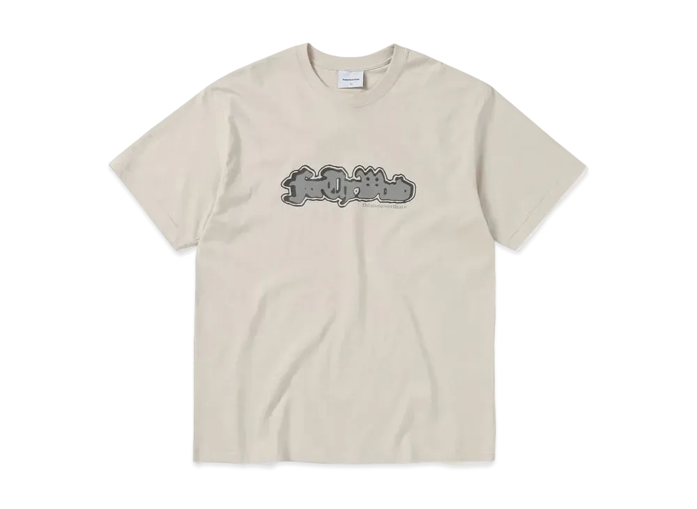 thisisneverthat FTW Reflective Tee "Beige"