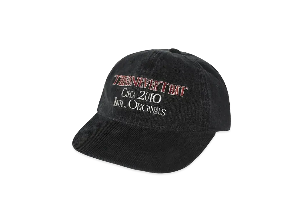 thisisneverthat Originals Denim Cap "Black"