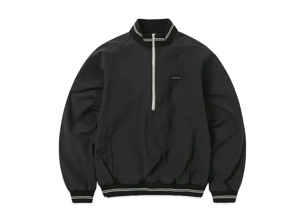 thisisneverthat Nylon Half Zip Pullover "Black"