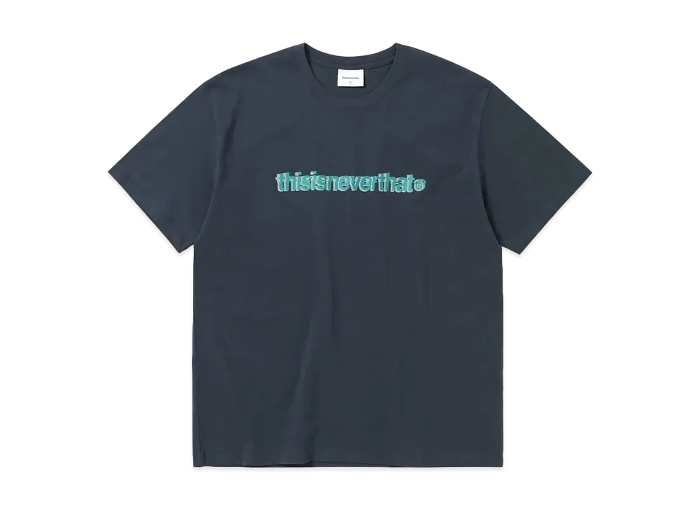 thisisneverthat Cracked T-Logo Tee "Navy"