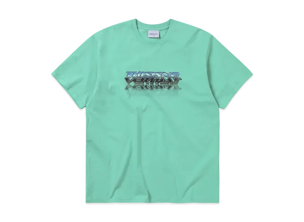 thisisneverthat Metallic Logo Tee "Mint"