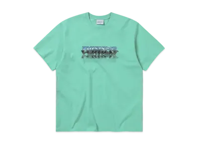 thisisneverthat Metallic Logo Tee "Mint"