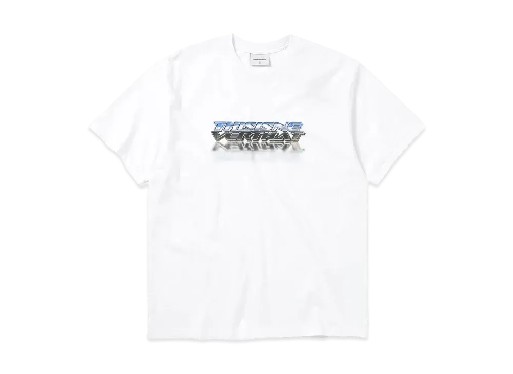thisisneverthat Metallic Logo Tee "White"