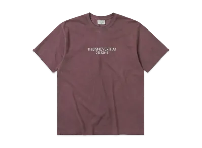 thisisneverthat Sprayed FR-Logo Tee "Fuchsia"