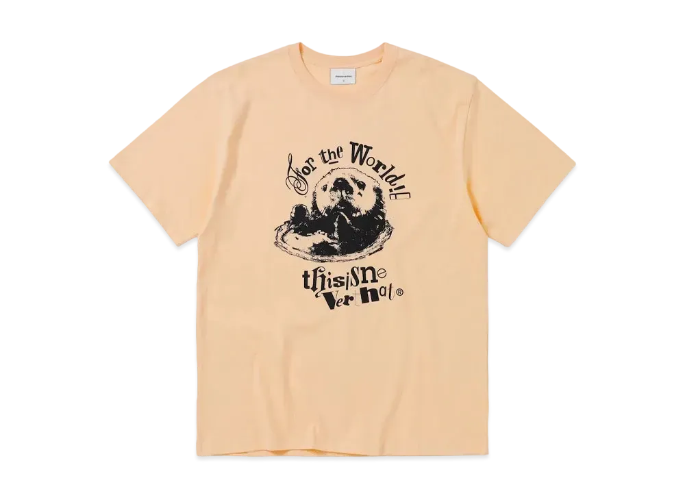 thisisneverthat Otter Tee "Apricot"
