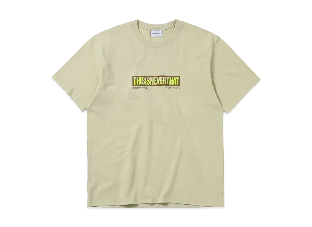 thisisneverthat Skyscraper Tee "Pale Lime"
